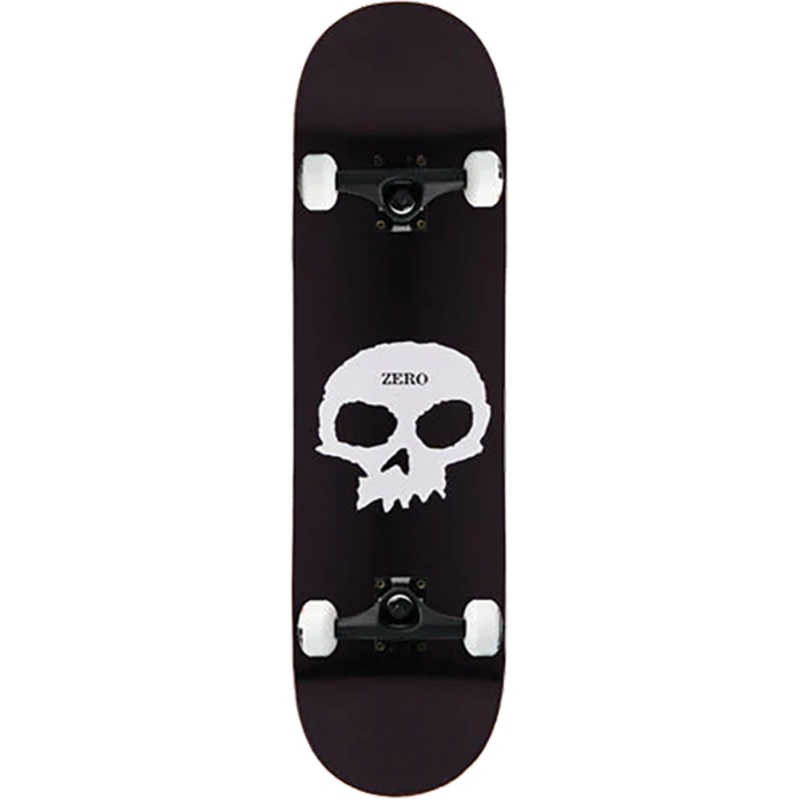 ZERO SINGLE SKULL COMPLETE BLK/WHT 7.75″