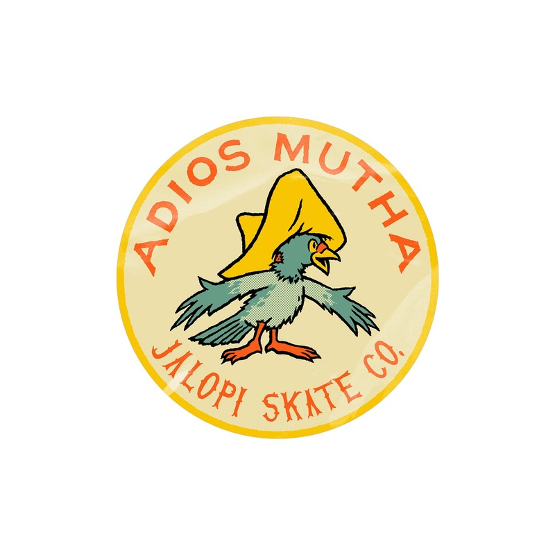 Antihero Jalopi Adios Sticker