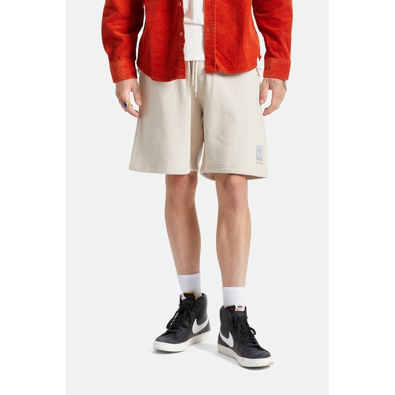 BRIXTON BETA SPLIT FLEECE SHORT – BEIGE MEDIUM