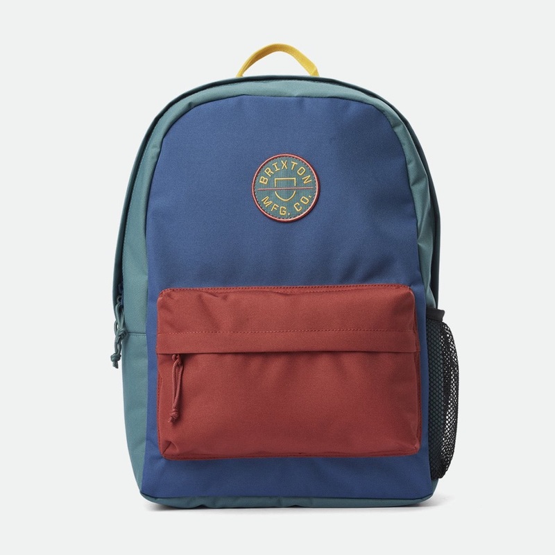 BRIXTON CREST BACKPACK JOE BLUE/BRICK