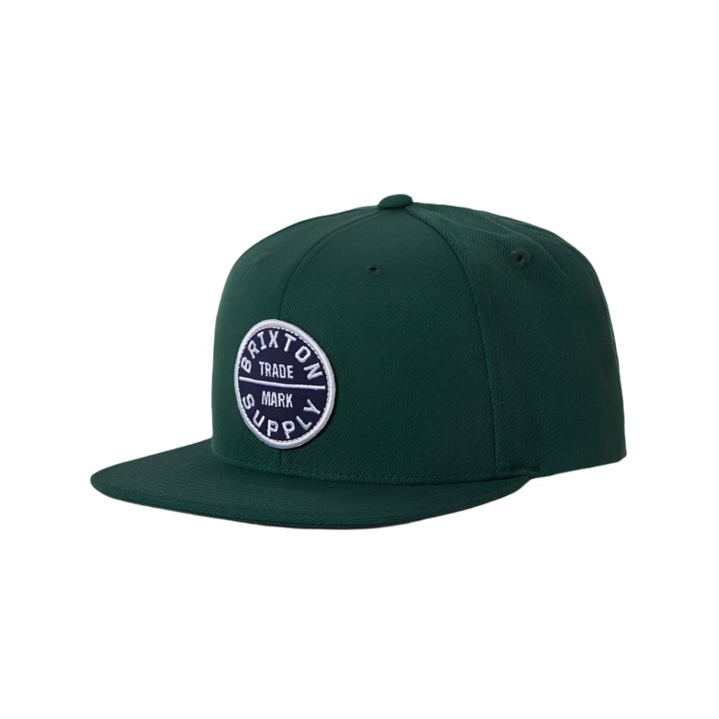 BRIXTON OATH SNAPBACK PINE NEEDLE/PINE NEEDLE