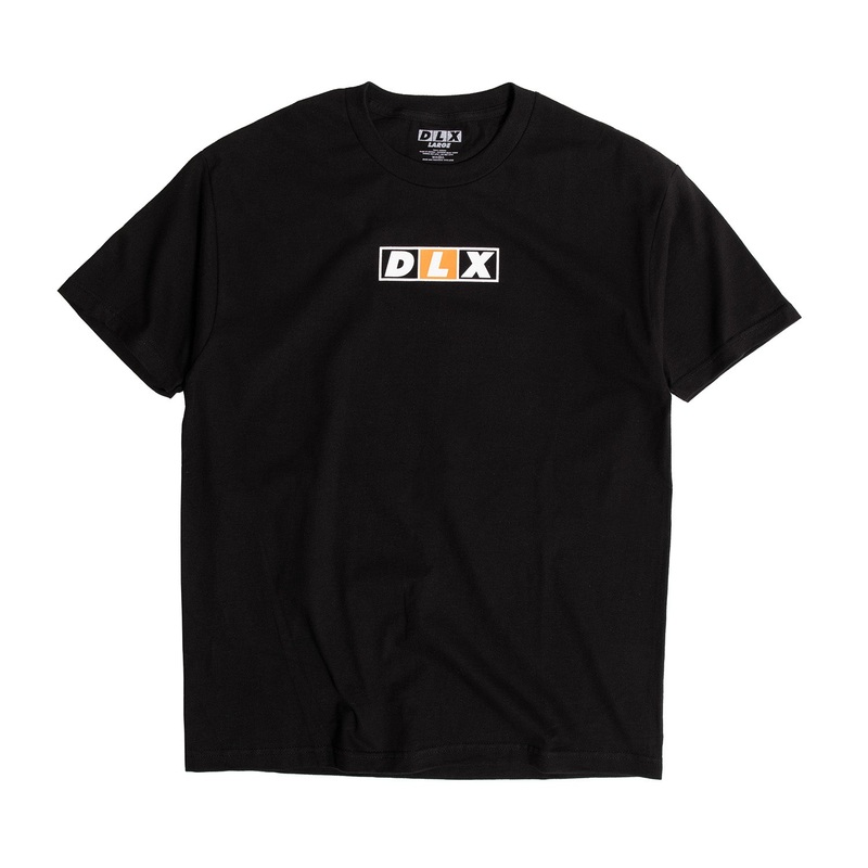 DLX Logo T-Shirt S Black/Orange/White