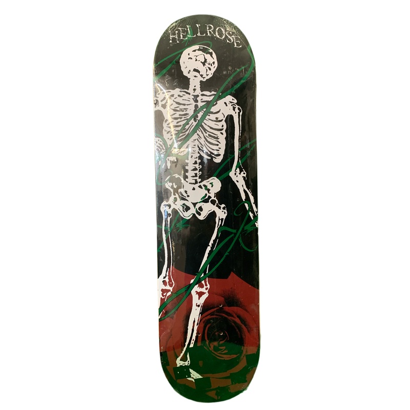 Hellrose Skeleton Team Deck 2005 7.8″ Classic Skateboard Deck