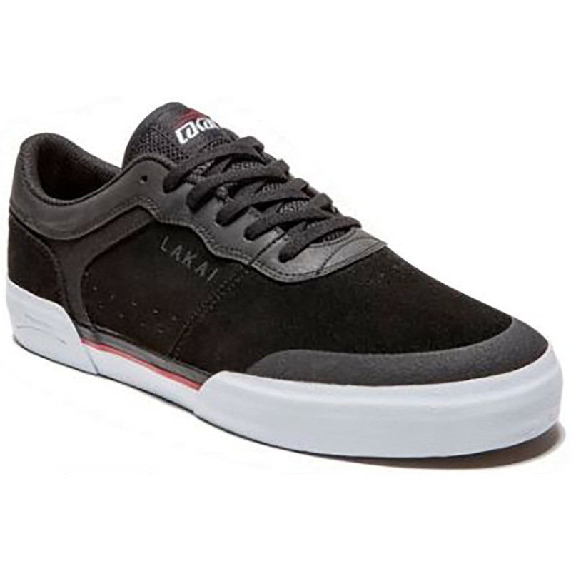 Lakai Shoes Staple – Black Suede 5.5 Black