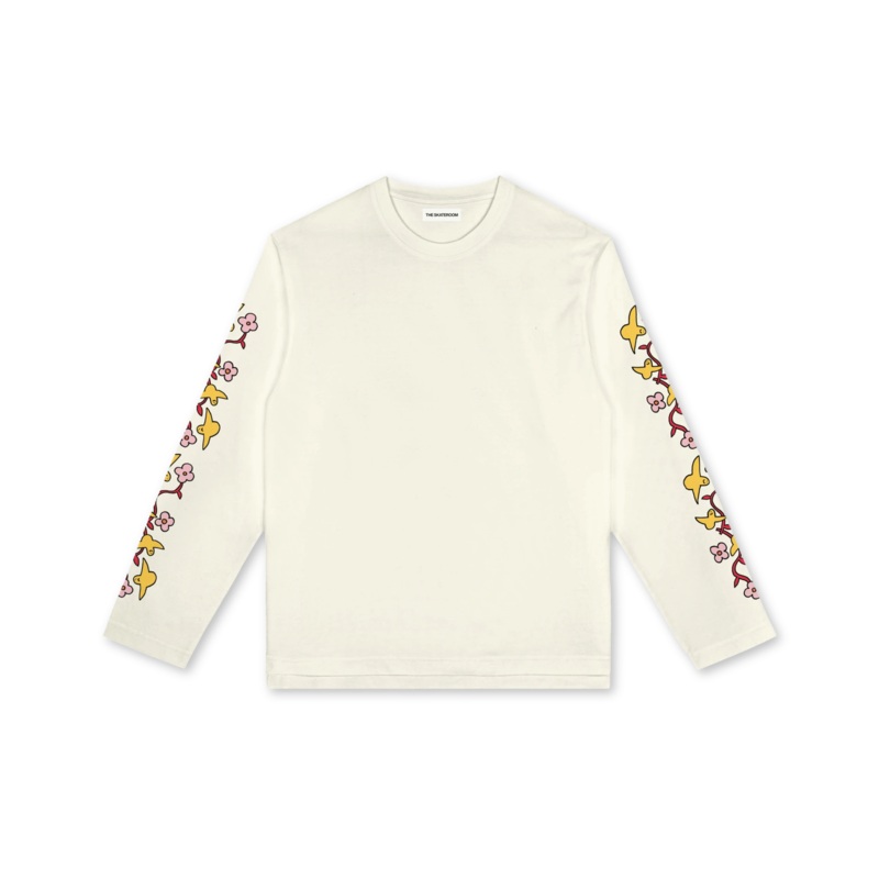 Long Sleeve Floral Tee S