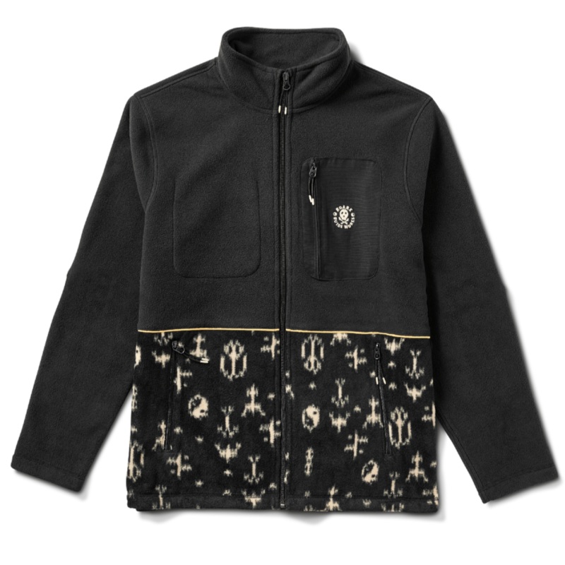 ROARK LANDFALL FLEECE BLACK IKIGAI FLEECE MED