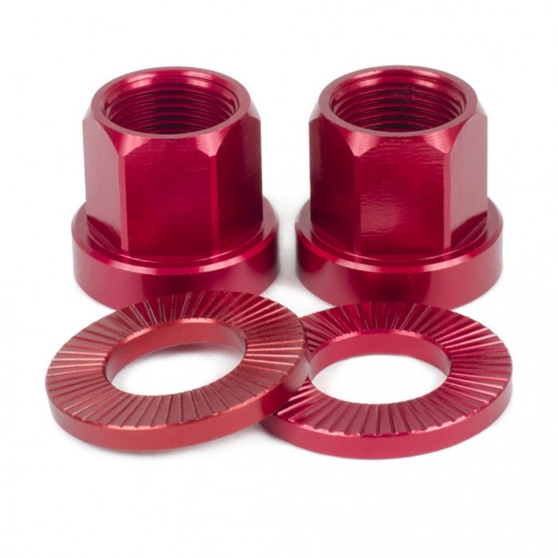 Shadow Conspiracy Featherweight Alloy Axle Nuts 14mm – Crimson Red