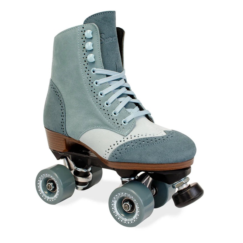 Sure-Grip Oxford Tipton Blue Denim Indoor Roller Skates 5.0