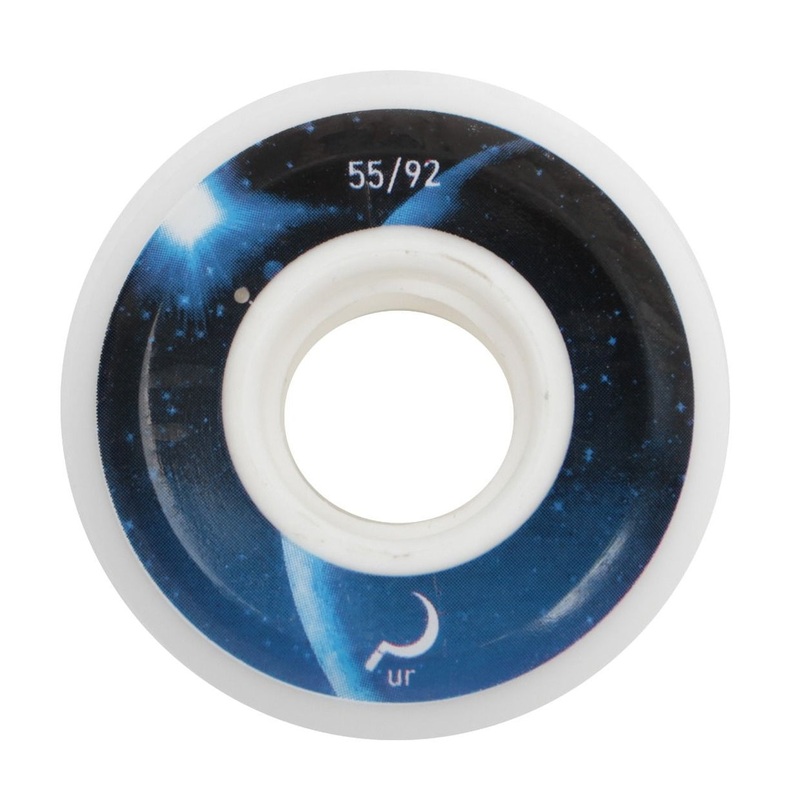 Ground Control UR Moon Wheels 55mm 92A – White (Set of 4)
