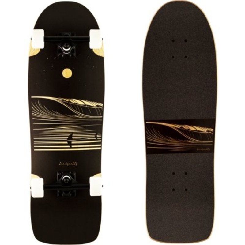 Landyachtz: ATV Ditch Life Dark Wave Longboard Skateboard Complete
