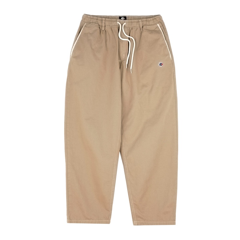 MAGENTA LOOSE PANTS STITCH BEIGE MEDIUM