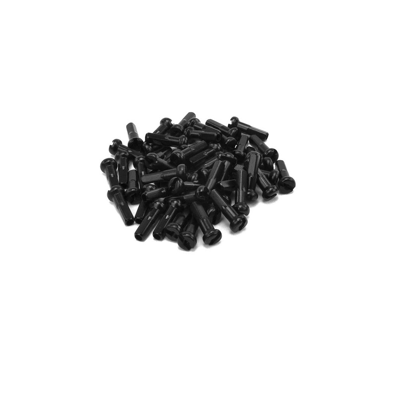 Mission BMX Aluminum Nipples 16mm – Black