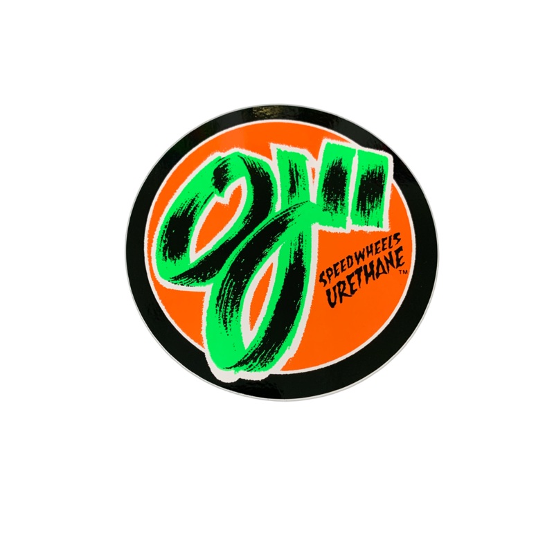 OJ 2 Speed Wheels Sticker 6″