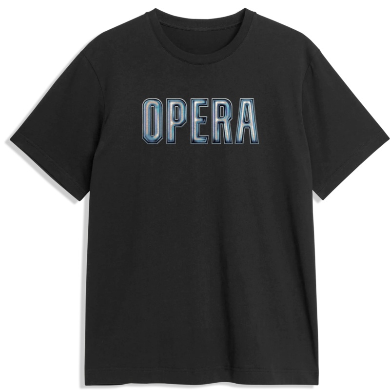 OPERA 3D TEE BLACK SMALL