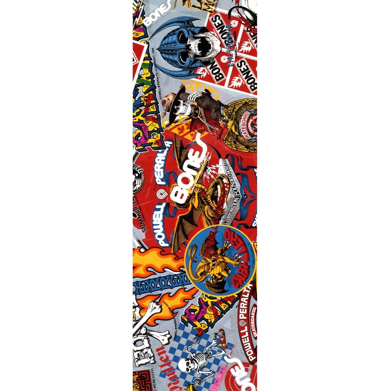 Powell Peralta Collage 5 Griptape 10.5″x33″ – White
