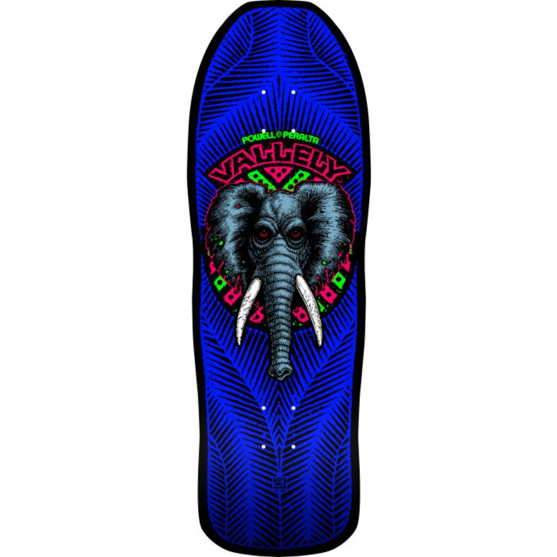 POWELL PERALTA RE-ISSUE DECK VALLELY ELEPHANT 8 BLACKLIGHT (10″) 10″