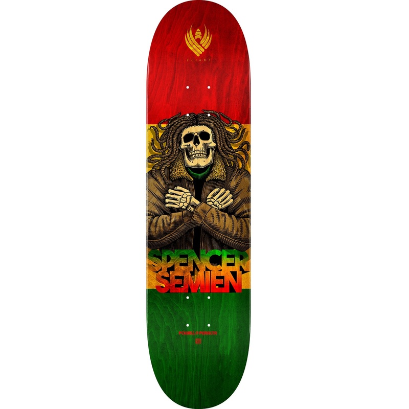 Powell Peralta Spencer Semien Dreads Flight Skateboard Deck – 8.25