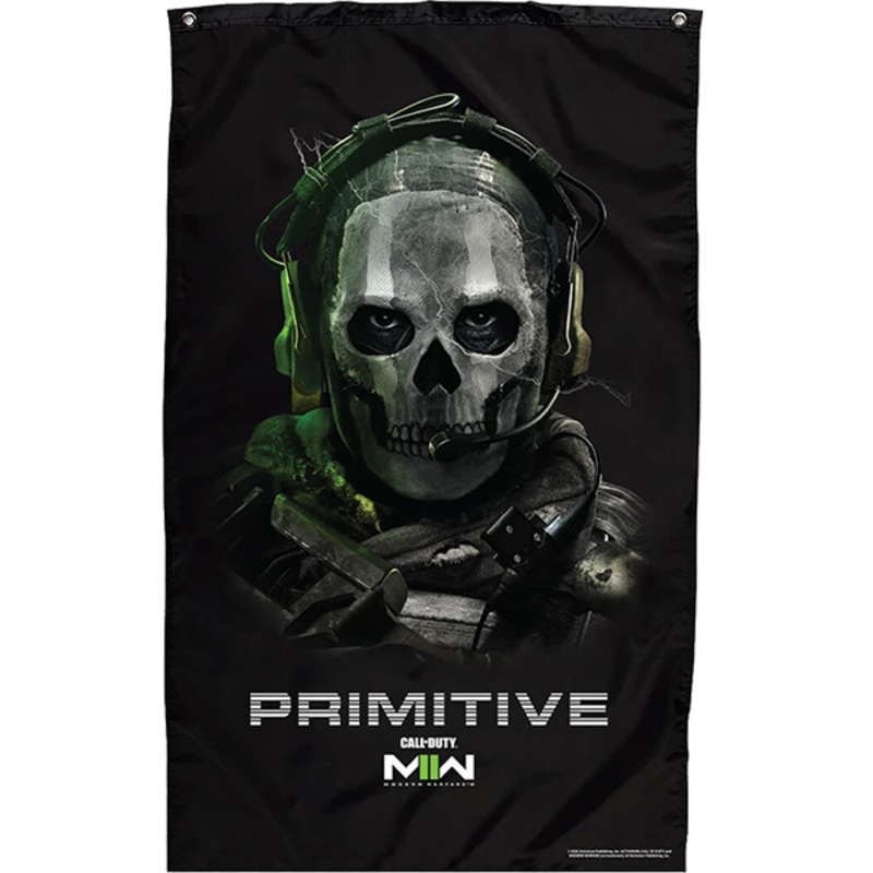 PRIMITIVE GHOST BANNER BLACK