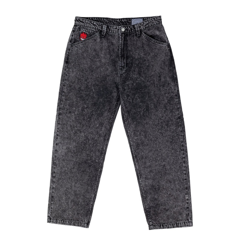Spitfire Bighead Fill Denim Pants XS Stone Washed Black