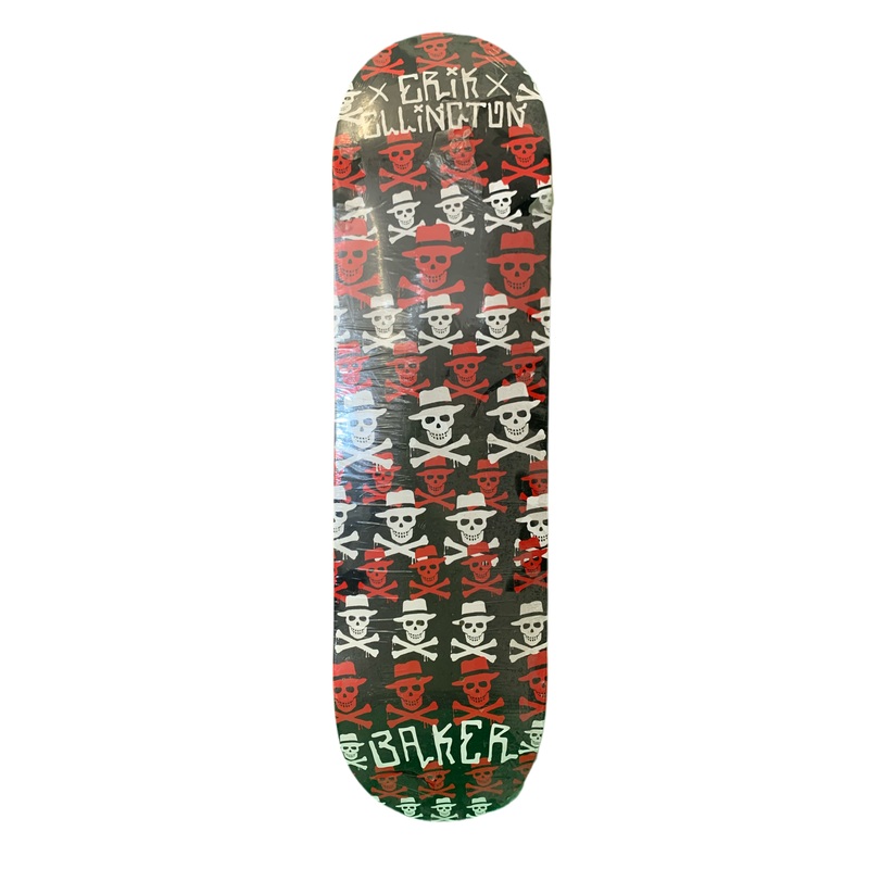Baker Erik Ellington Skull Cross Wallpaper 8.4″ Classic Skateboard Deck