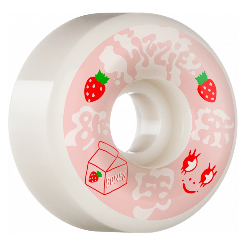 Bones SPF Lizzie Armanto Spilt Milk P6 Widecuts 56mm Wheels – White (Set of 4)