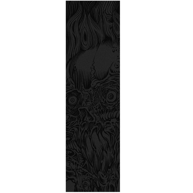 Bones Stare Down Single Sheet Griptape 9×33 – Black