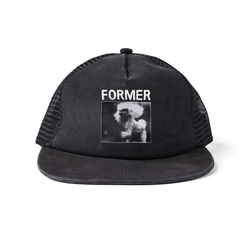 FORMER WAR POODLE TRUCKER CAP BLACK