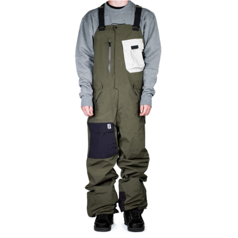 Forum 3-Layer Backcountry Bib 20k Pant – Estate/Spiked Olive Small