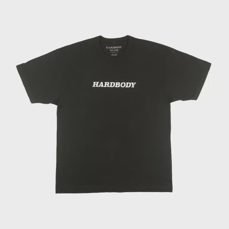 Hardbody Heavyweight Logo T-Shirt – Black/White Small