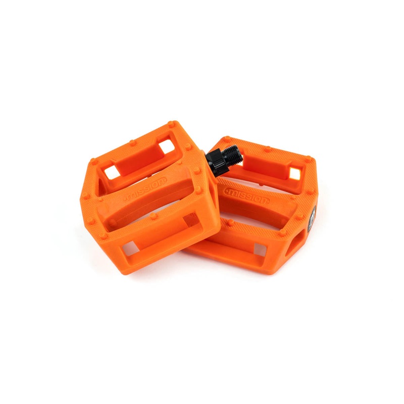 Mission BMX Impulse PC Pedals – Orange