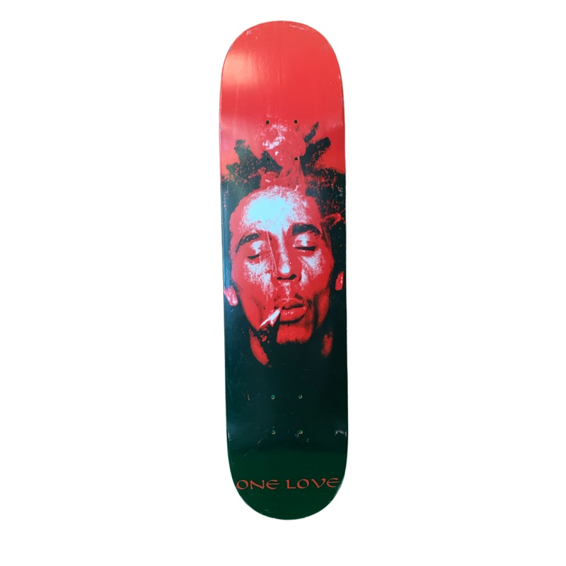 One Love Inhale 7.75″ Red Classic Skateboard Deck