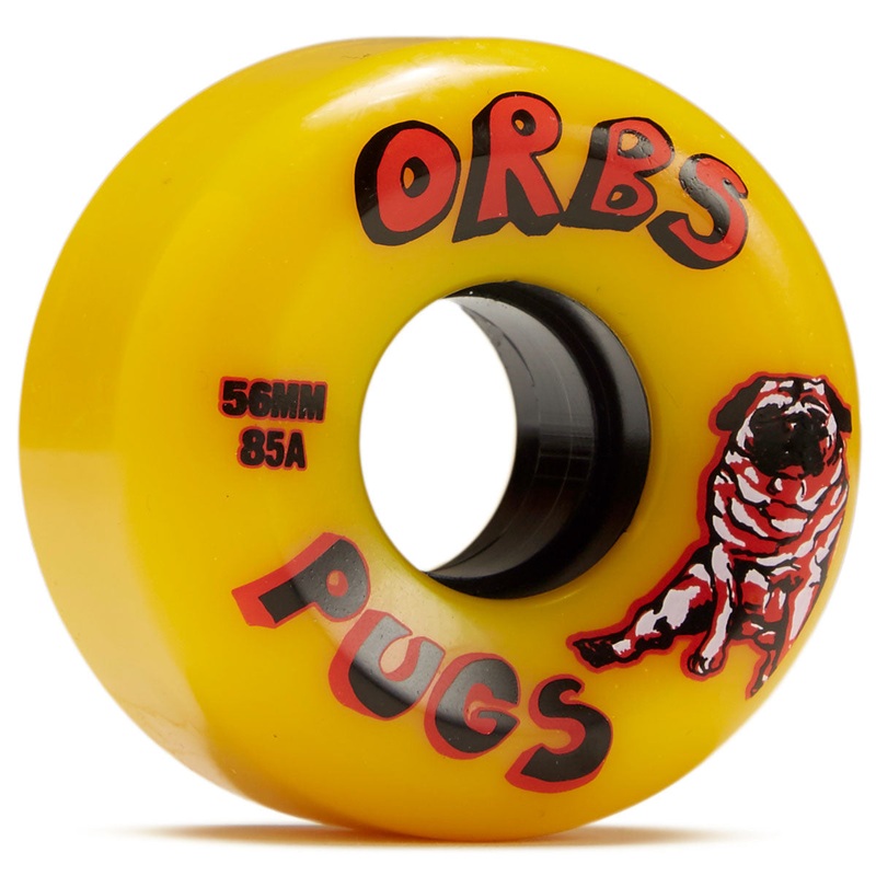 ORBS WHEELS – PUGS 85A YELLOW (56MM) 56MM