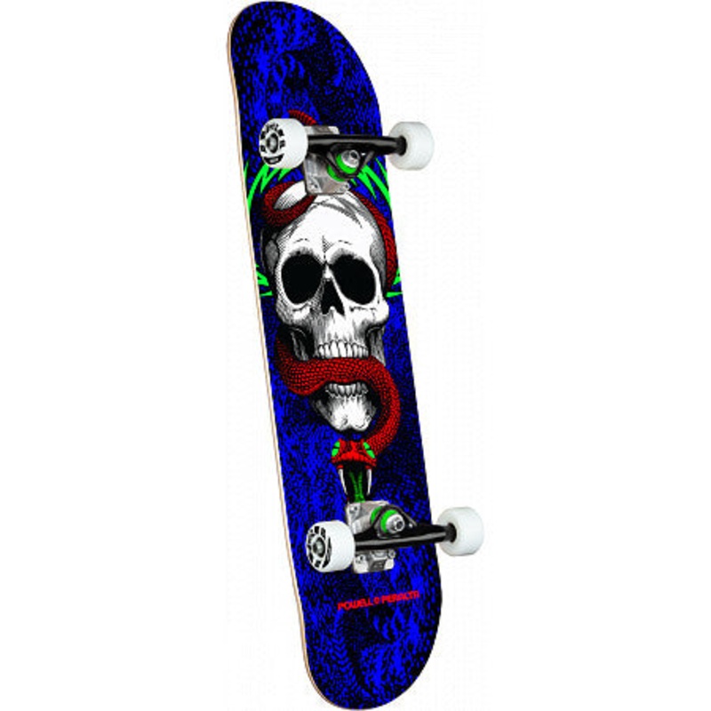 POWELL-PERALTA SKULL AND SNAKE ONE OFF ROYAL BLUE COMPLETE (7.75″ x 31.08″) 7.75″