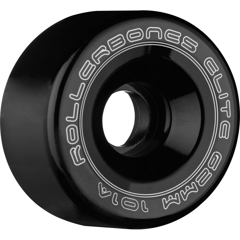 Rollerbones Art Elite Competition Wheels 62mm 101a – Black (Set of 8)