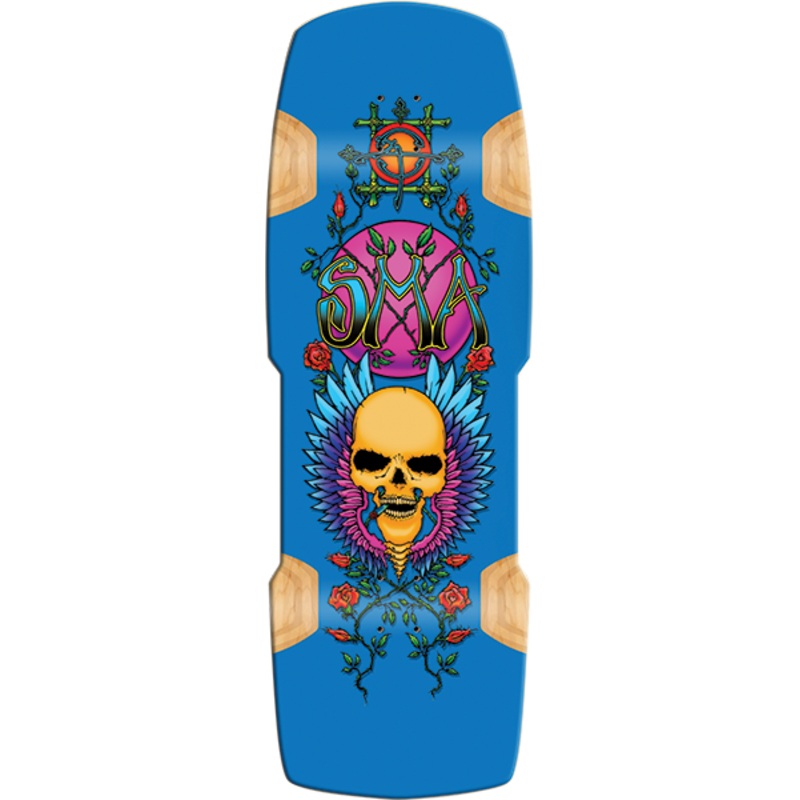 SMA HUMPSTON FLYING SKULL LTD DECK- DIP 11.0″x33.0″ BLUE