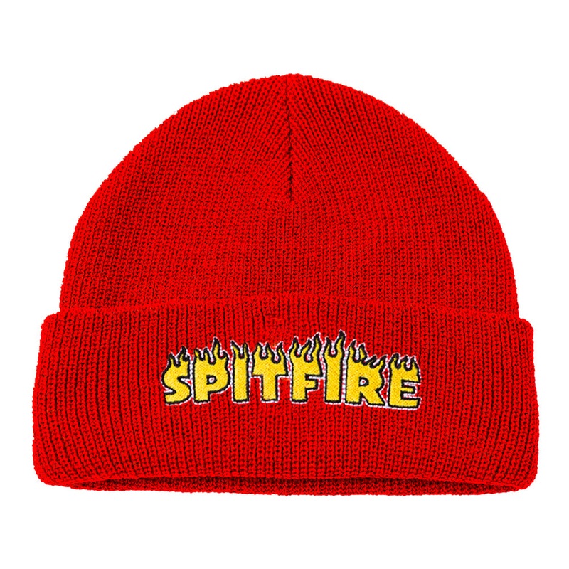 SPITFIRE FLASH FIRE CUFF BEANIE RED