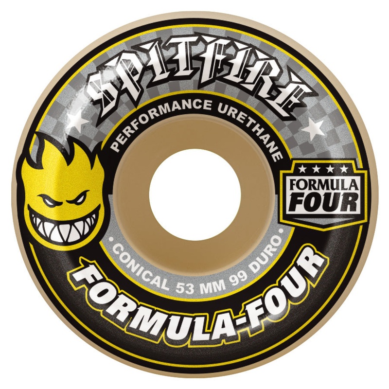 SPITFIRE WHEELS FORMULA FOUR 99D CONICAL (52MM/53MM/54MM/56MM) 52MM