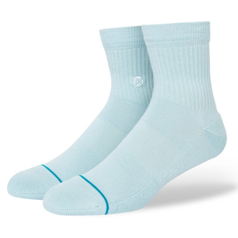 STANCE SOCKS ICON QUARTER LIGHT BLUE MEDIUM