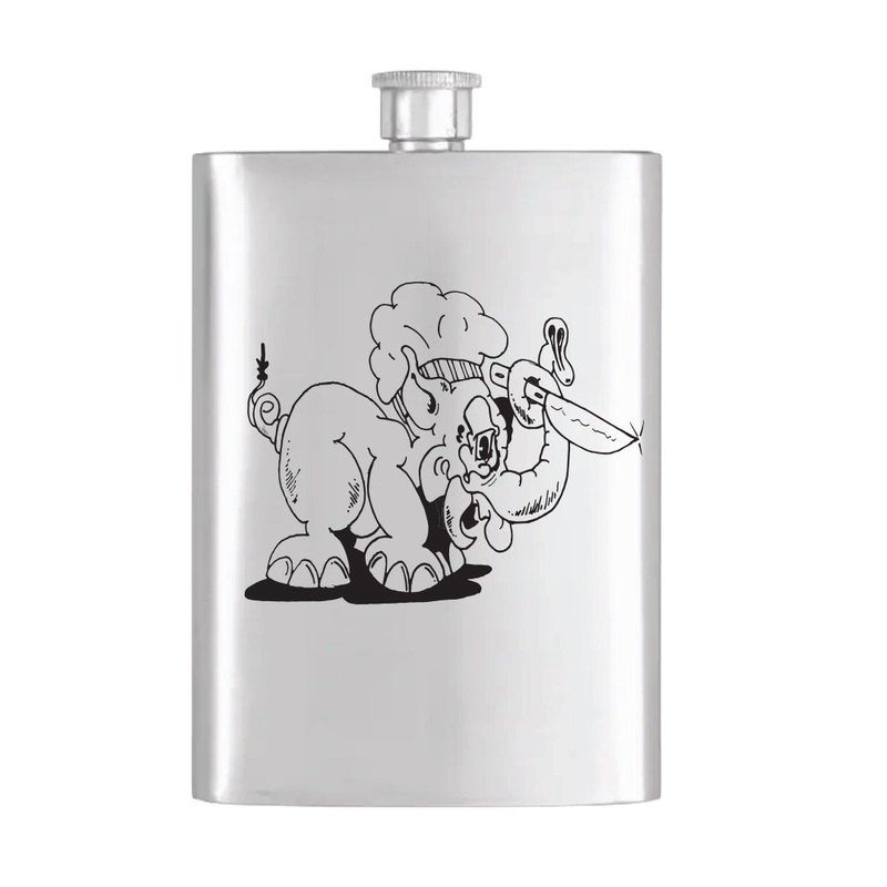 Thank You X Hijinx Stainless Steel Flask