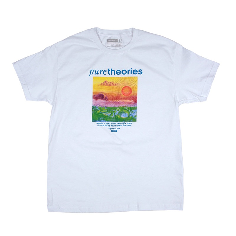 THEORIES PURE MOODS TEE WHITE MEDIUM