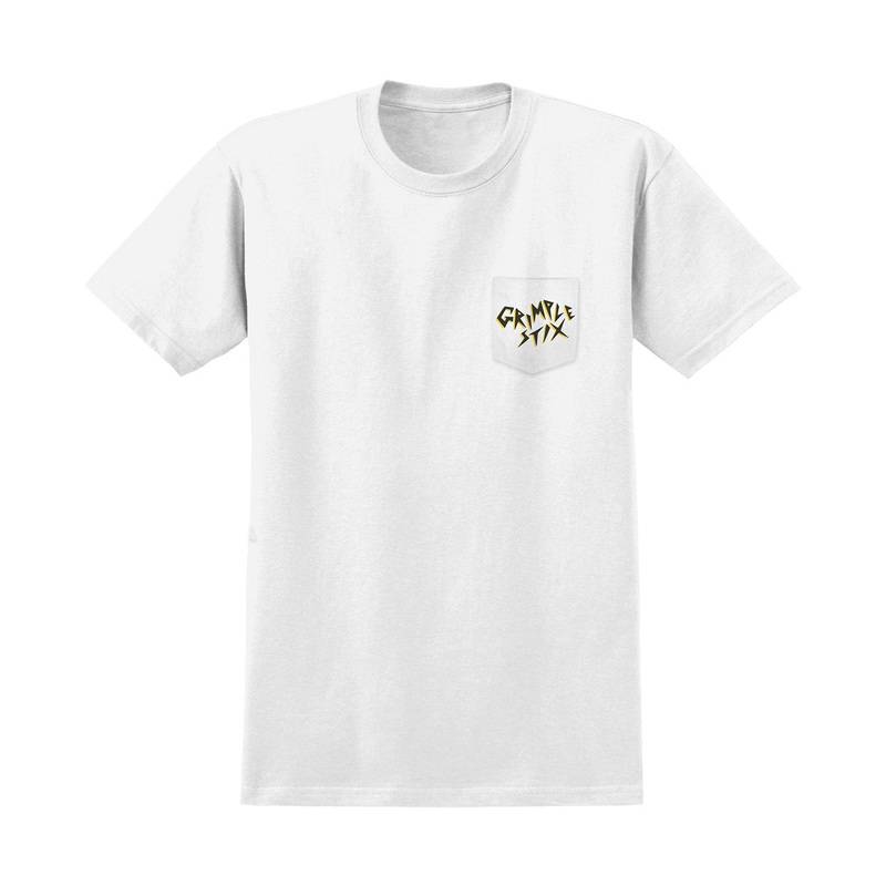 Antihero Grimple Stix Abstract Pocket T-Shirt S White
