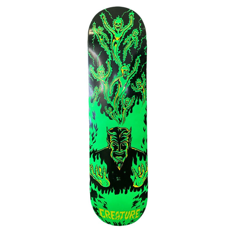 Creature Casting Spirits Green/Black 8″ Classic Skateboard Deck