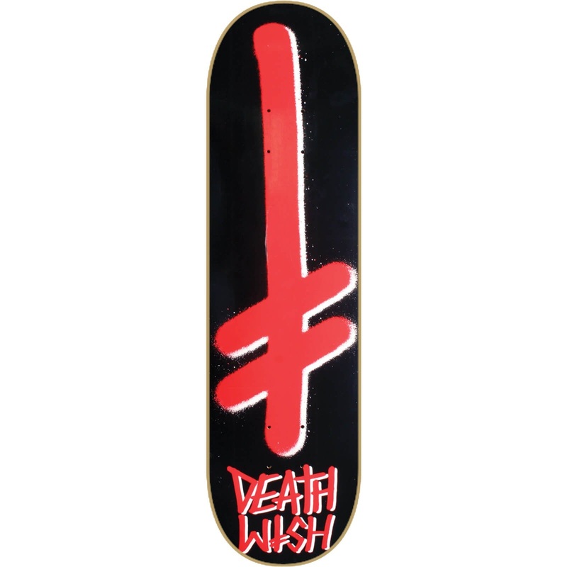 Deathwish Gang Logo Skateboard Deck 8.5 – Black/Red