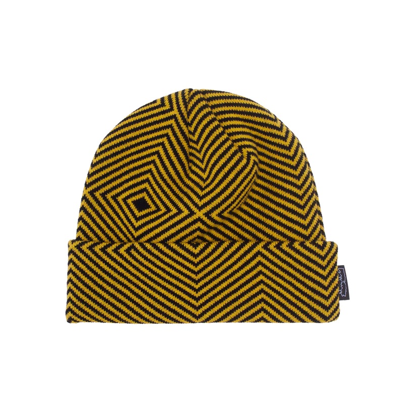 Fucking Awesome Hurt Your Eyes Beanie – Mustard