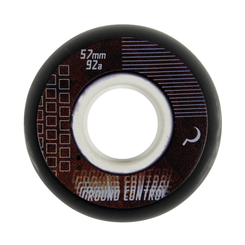 Ground Control CM Wheels 57mm 92A – Black (Set of 4)