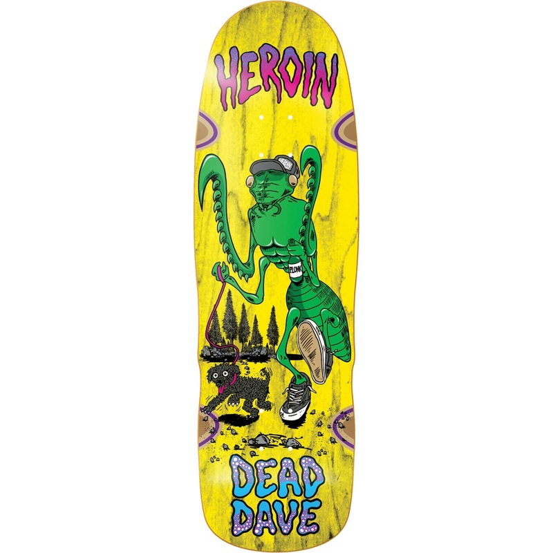 Heroin Dead Dave Bug Skateboard Deck – 10.1