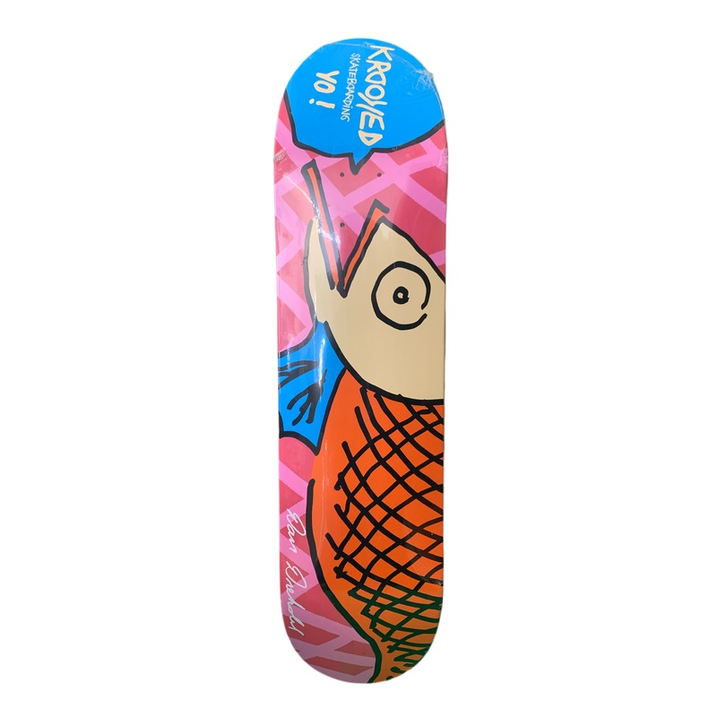 Krooked Dan Drehobl Yo! Fish 7.75″ Classic Skateboard Deck