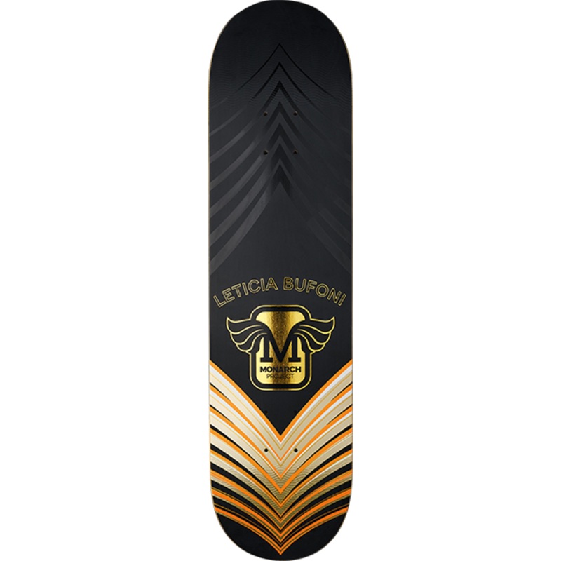 MONARCH BUFONI HORUS DECK r7 BLK/GOLD/GOLD 8.0″