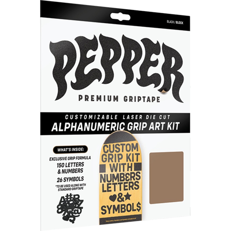 PEPPER G5 ALPHA NUMERIC DIE-CUT GRIP ART KIT