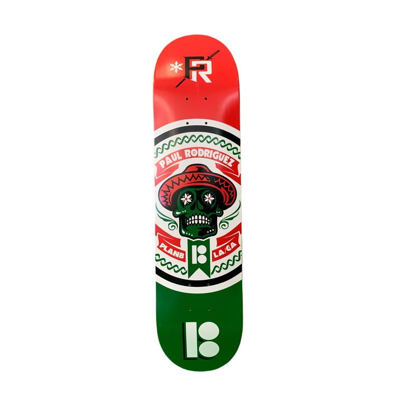 Plan B 2013 Paul Rodriguez Mexican Independence Day 7.75″ Classic Skateboard Deck